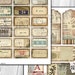 Vintage Script Label Tag Kit: Printable Collage Ephemera (PDF) - Etsy