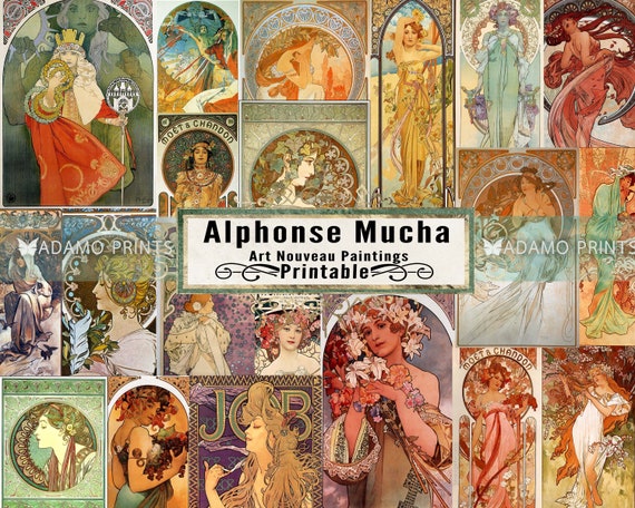 アルフォンス・ミュシャ デジタルアート、アール・ヌーヴォー