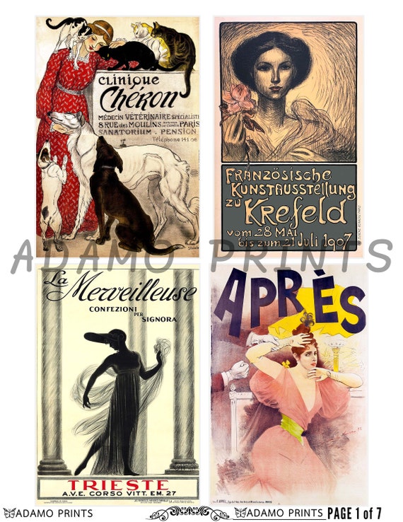 Art Nouveau Collection, Art Deco, Magazine Digital, Vintage