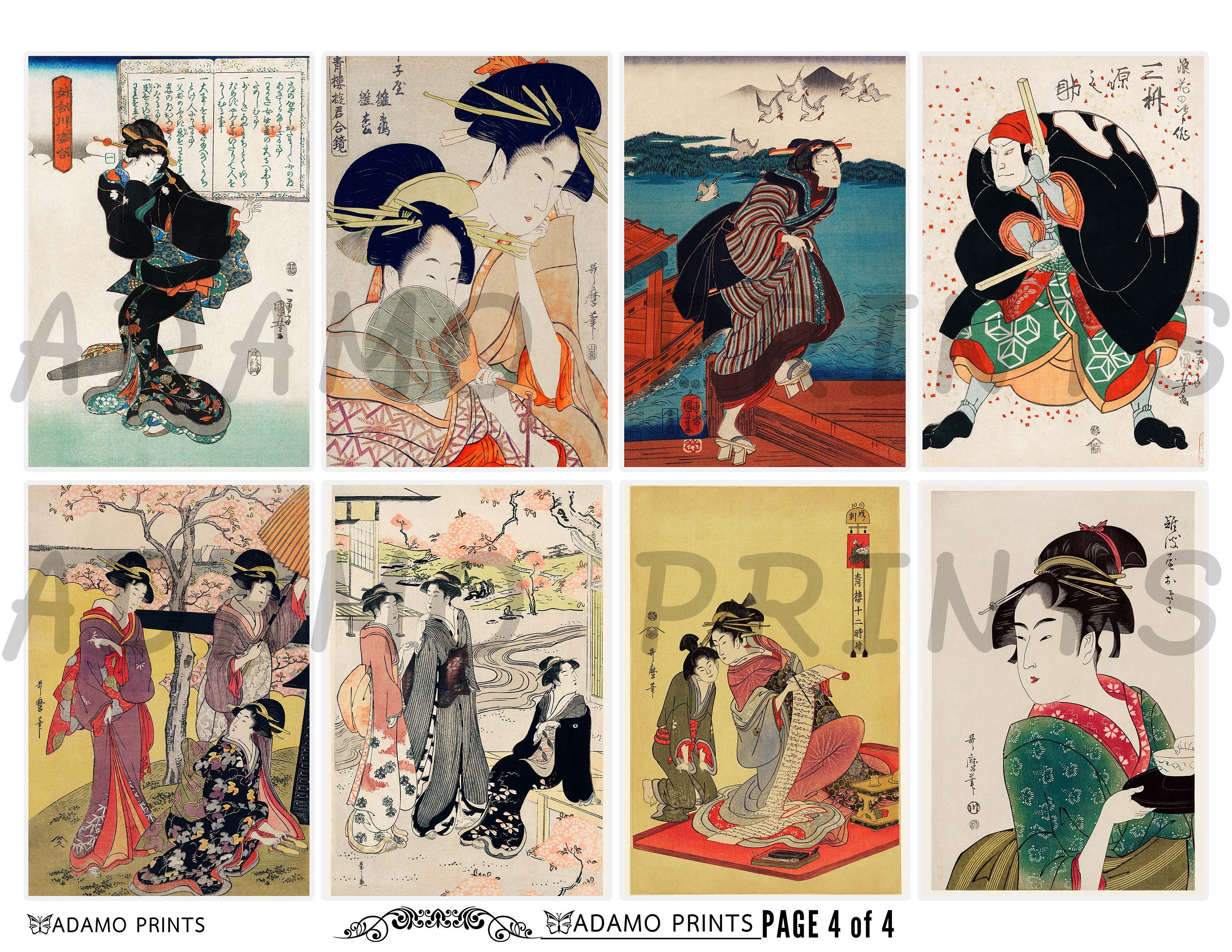 Traditional Japanese Art, Vintage Japan, Digital Images, Ephemera Classics, Digital Art, Classic Japan, Art Ephemera, Digital Collage - Etsy Traditional Japanese Art, Vintage Japan, Digital Images, Ephemera Classics, Digital Art, Classic Japan, Art Ephemera, Digital Collage - Etsy