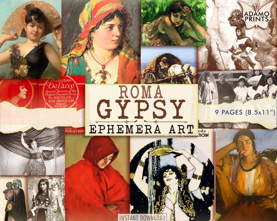 Roma Gypsy Bohemian Digital Images Boho Photos Vintage - Etsy
