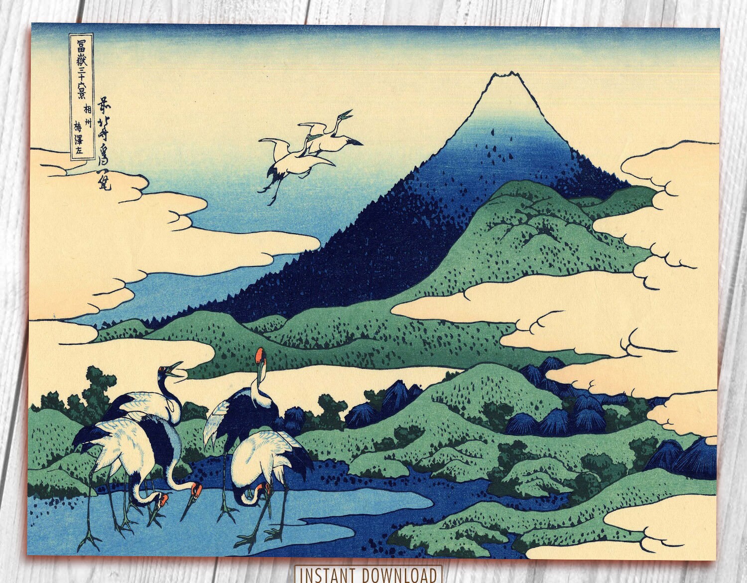 明治期 金彩色絵『富士山水風景熨斗文』皿 舟形 五客セット 明治期 金彩色絵『富士山水風景熨斗文』皿 舟形 五客セット Vintage