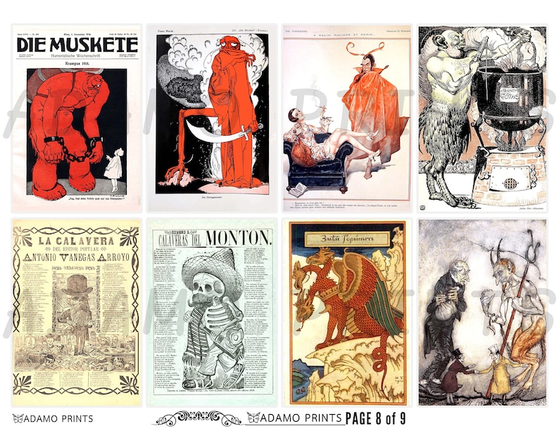Old Fashioned Devil, Horror, Paranormal Occult, Spooky, Digital Images ...