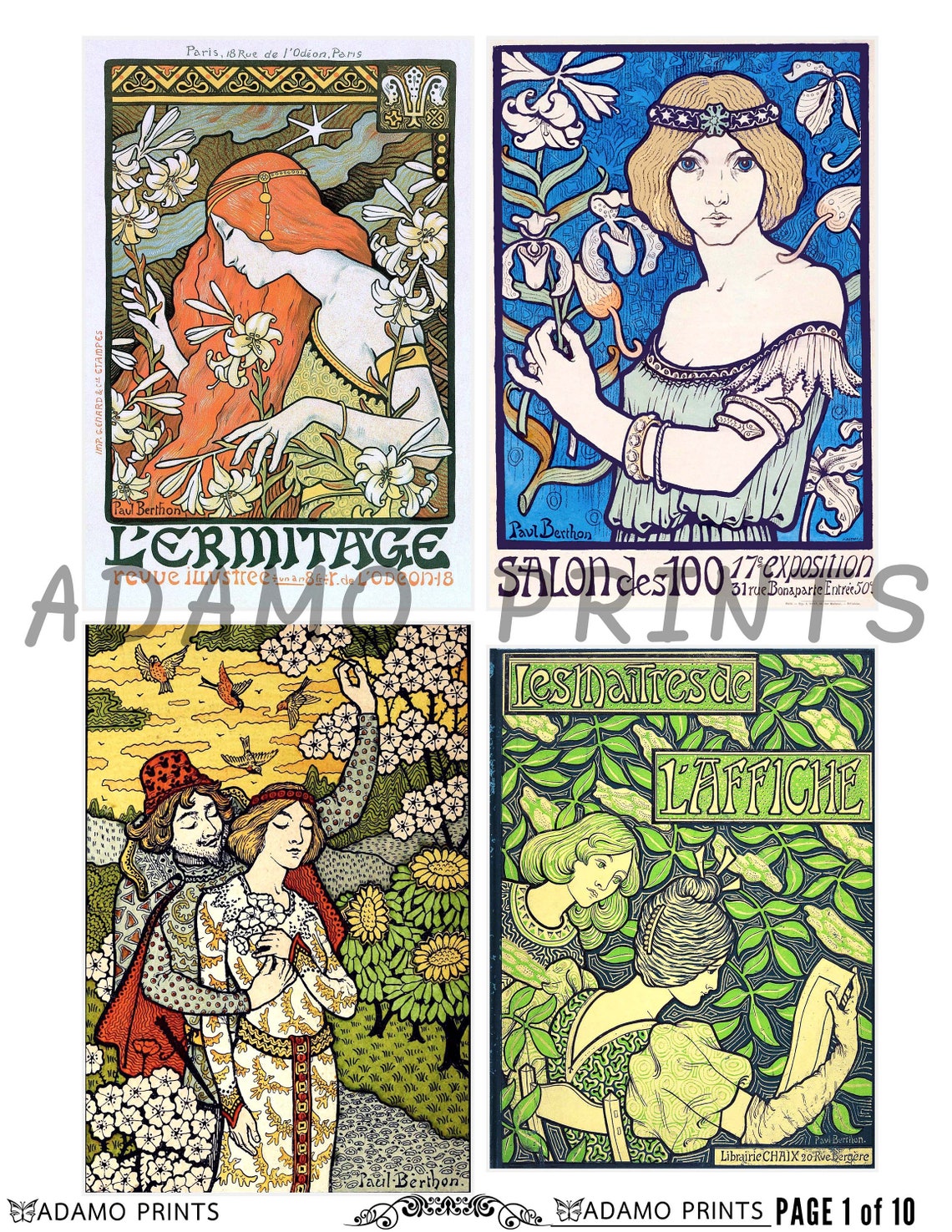 European Art Ads Poster, Ephemera Digital, Digital Collage, Old ...