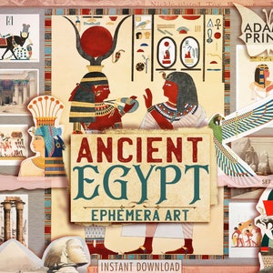 古代エジプト、旅行、デジタル画像、コラージュシート、ポストカード、ATC、エフェメラクラシック、ビンテージアート、印刷可能な画像、歴史的デジタル