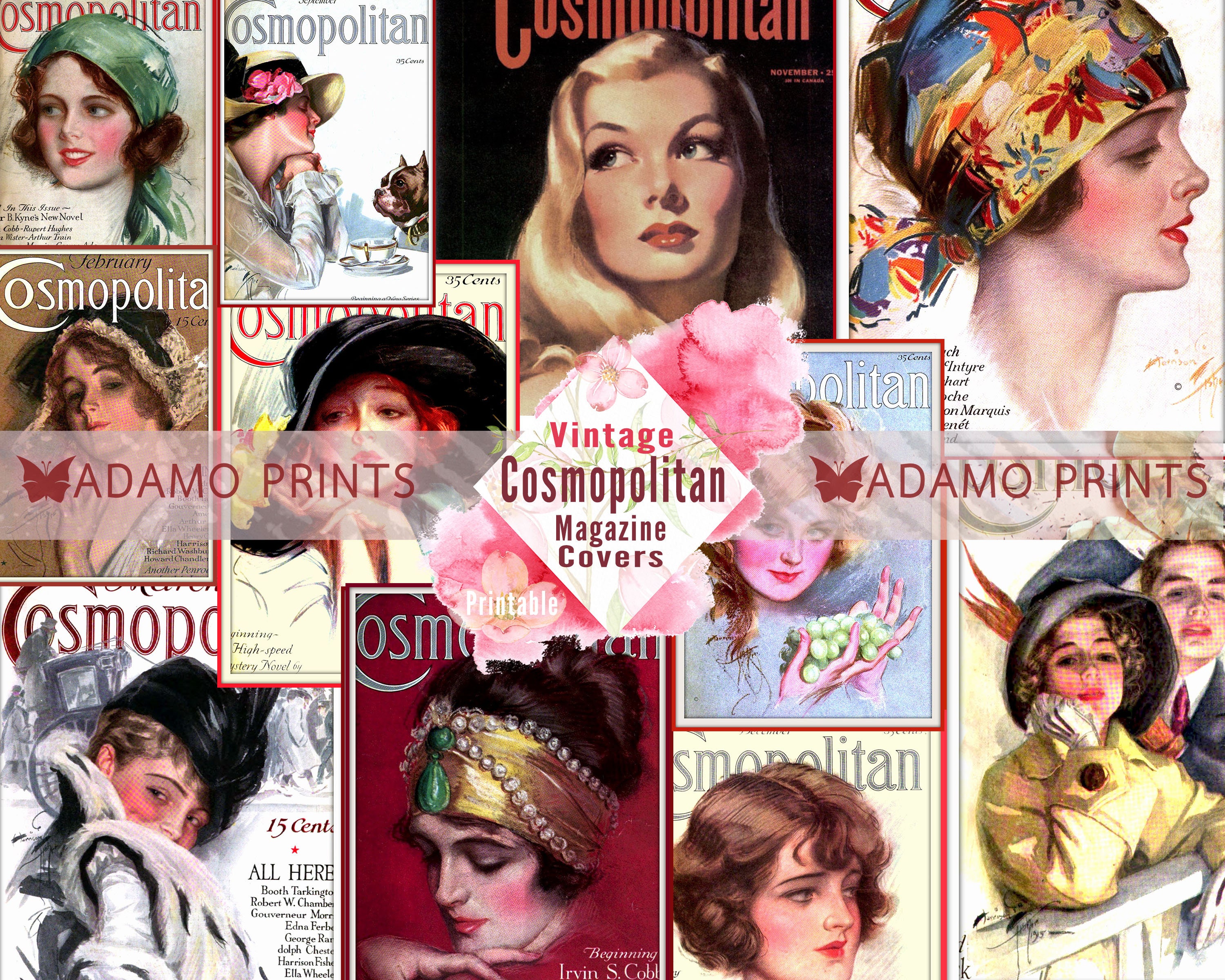 Cosmopolitan magazine vintage - Etsy 日本