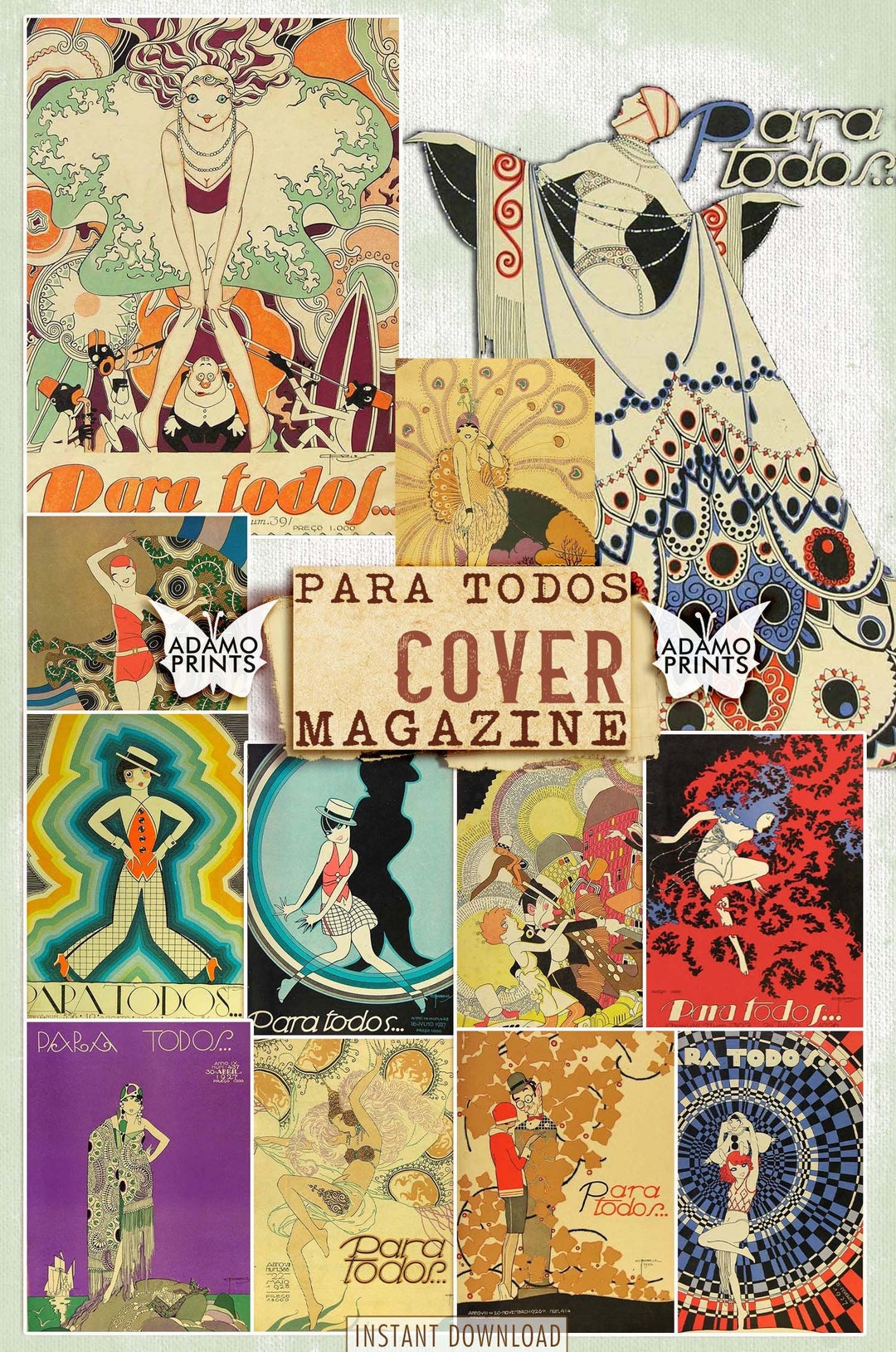 Para Todos Magazine Covers, Magazine Digital, Vintage Art