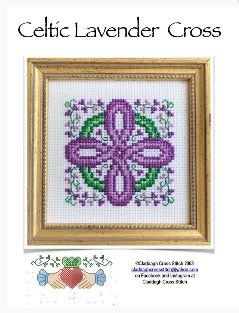 PDF Celtic Crosses Opus 1 Cross Stitch Pattern Designer David Jackson Claddagh Cross Stitch Company 4 Individual Patterns Included