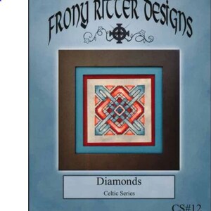 Celtic Diamonds Knot Ornament - Cross Stitch Pattern - Frony Ritter