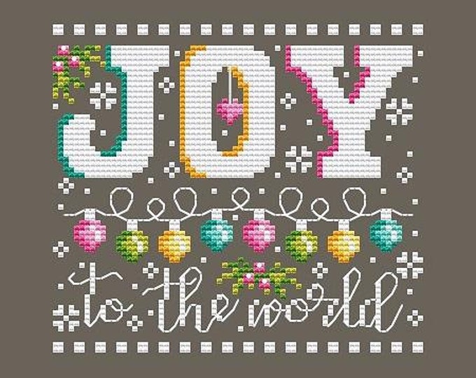 Shannon Christine Designs, Christmas Cross Stitch Pattern, Joy to the ...