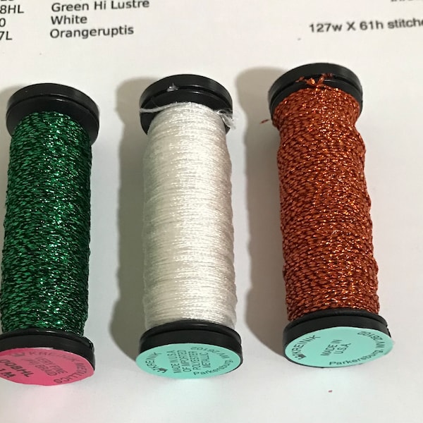 Kreinik Braids Cross Stitch Thread Package of 3