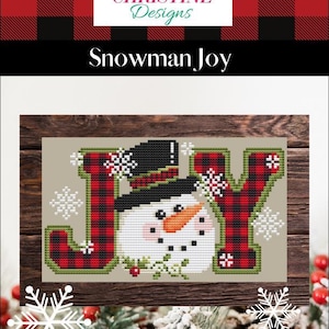 Shannon Christine Designs - Snowman Joy - Cross Stitch Pattern