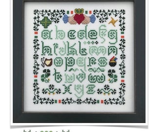 Padrão de ponto cruz em PDF "Tradições Irlandesas" - Claddagh Cross Stitch Company - Designer David Jackson