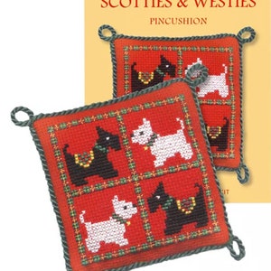 Textile Heritage - Scotties and Wastes Bookmark Cross Stitch Kit Textile Heritage - Scotties and Wastes Bookmark Cross Stitch Kit