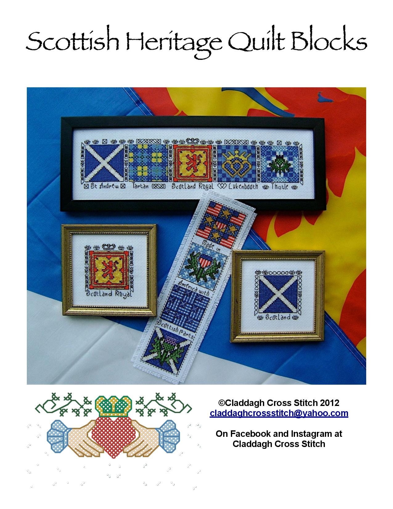 PDF Scottish Heritage Quilt Blocks Scotland Cross Stitch Etsy