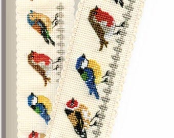 Garden Birds Bookmark Cross Stitch Kit - Textile Heritage