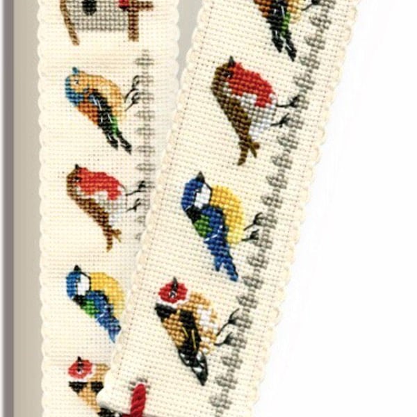 Garden Birds Bookmark Cross Stitch Kit - Textile Heritage