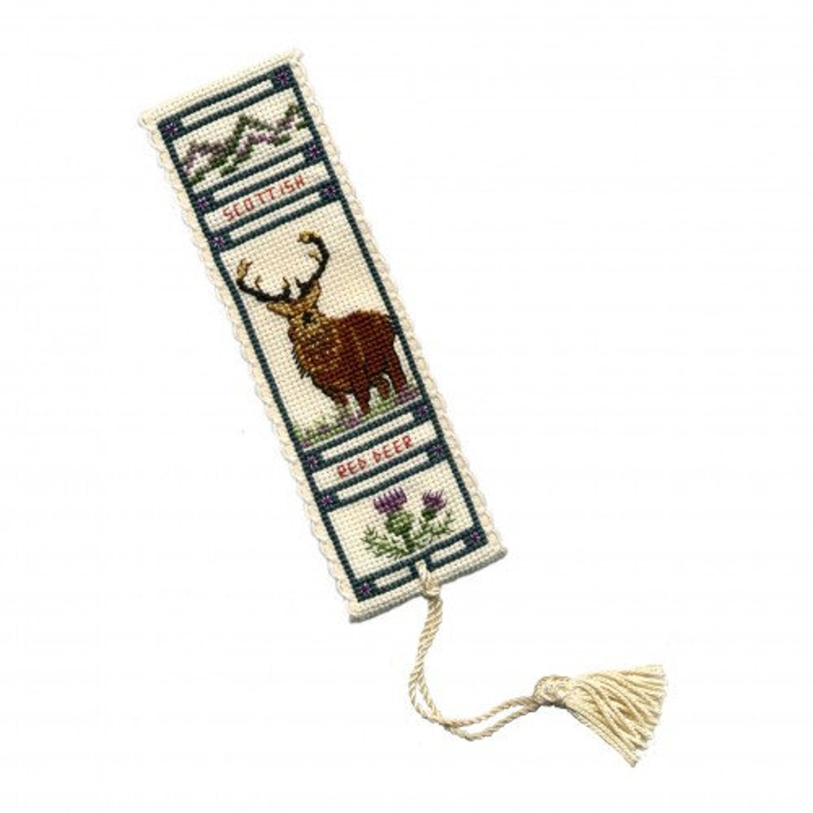 Outlander Gifts Stag Bookmark Cross Stitch Kit Textile Etsy