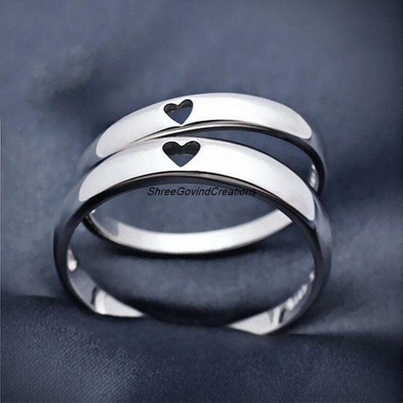 Couple Band Engraved Couple Name Love 