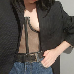 Female  Black Sheer Corset