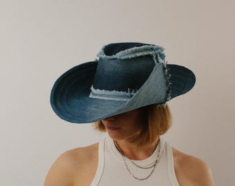 NWT Denim Cowgirl Hat Women main image 3