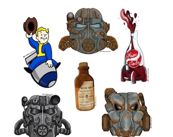 Pacote de adesivos Fallout