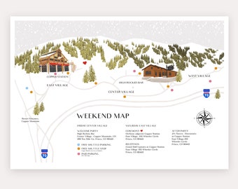 Custom Illustrated Map, digital print, illustration