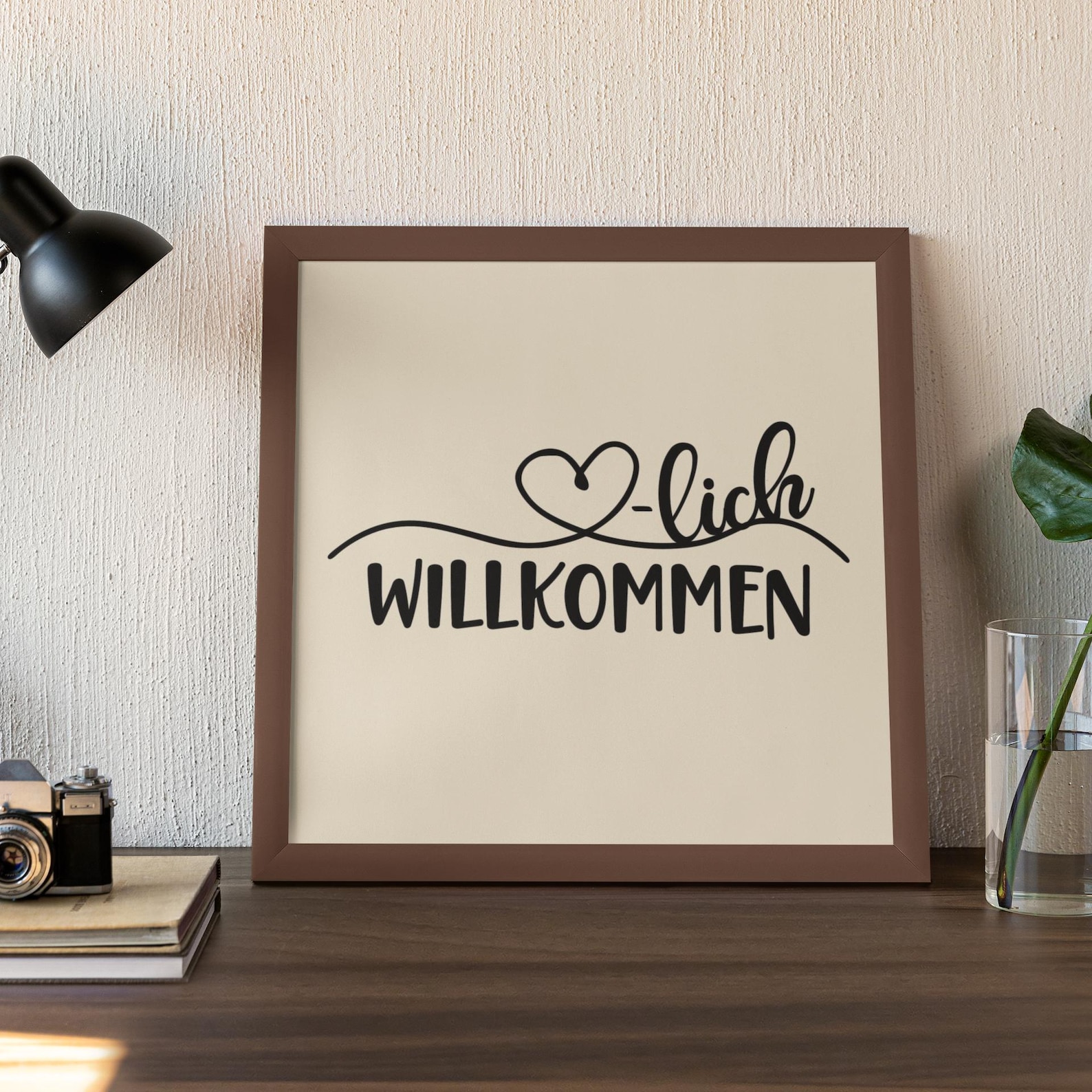 Plotterdatei Herzlich Willkommen, Svg, Png, Sofort Download, Plotter