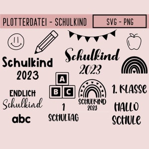 Schulkind 2023, Lehrerin, Plotterdatei, svg, png dxf, Sofort Download