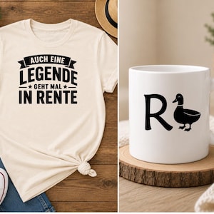 German Retirement SVG Bundle: Funny Sayings, Retirement Files (svg, png, dxf) image 3