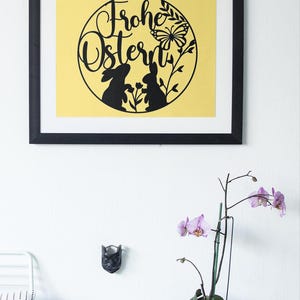 Plotterdatei Ostern, Easter Plotter File, Cricut, Silhouette, Happy Easter, Laser Cut, DIY, Deutsche Ostern Plotterdatei Bundle image 9