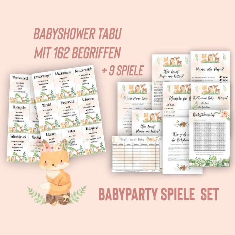 Tabu karten vorlage - Etsy.de
