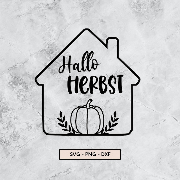 Herbstlich Willkommen, Herbst Plotterdatei, Herbstliebe SVG, DXF, PNG, Sofort Download