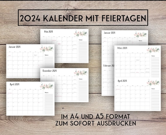 Kalender 2025 Monate Zum Ausdrucken