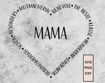 Plotterdatei Mama, Plotter Ideen, Geschenke Mama, plottern, Plotter File, SVG,PNG, Muttertag, Plotter DIY ideen, Plotter Geschenke