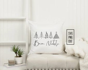 Buon Natale, Merry Christmas, SVG, PNG, DXF