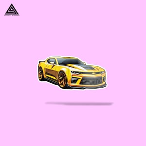 Chevrolet Camaro || vinyl sticker, water bottle sticker, tumbler stickers, laptop decals, waterproof sticker, car sticker