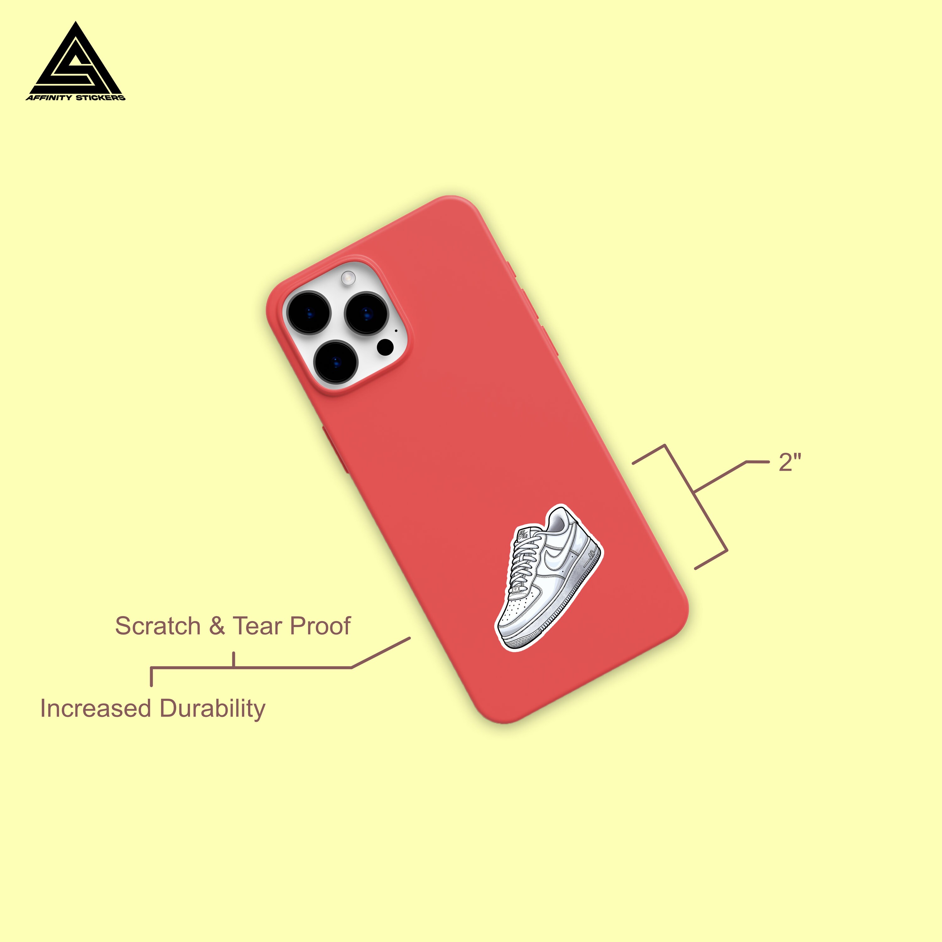 supreme air force 1 sticker