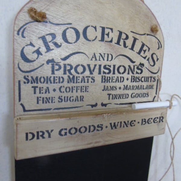 Kitchen Chalk Board Etsy