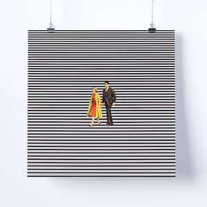 Collage Kunstdruck - &quot;Screme Laut&quot; - Retro Kunst, Vintage Kunst, Wohnkultur, Wandkunst, Geschenkidee, psychedelische Kunst, surreale Kunst, Poster, Scifi