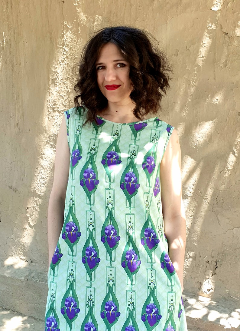 womandress cotton dress uzbek dress disaighn dress hand crafted patern of floral summer dress Floral dress