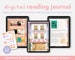 Digital Reading Journal | Cute Bookstore | Book Journal | Favourite Books | Book Log | Favourite Quotes | Music Playlists 
