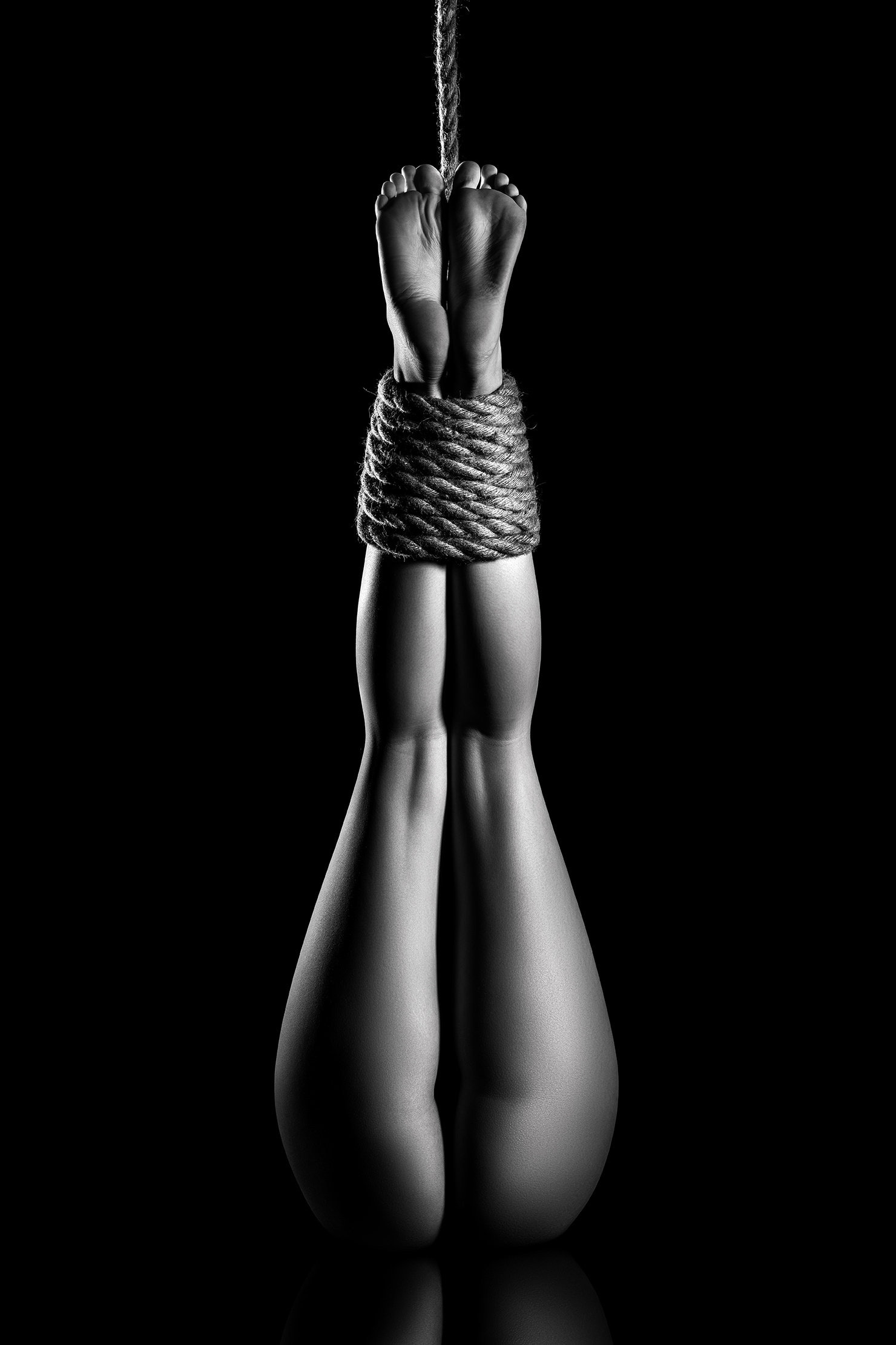 Nude Woman Bondage 2 Black & White Luster Photo Print - Etsy