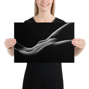 Nude Figurative Bodyscape of a Woman No59 Black & White Luster Photo