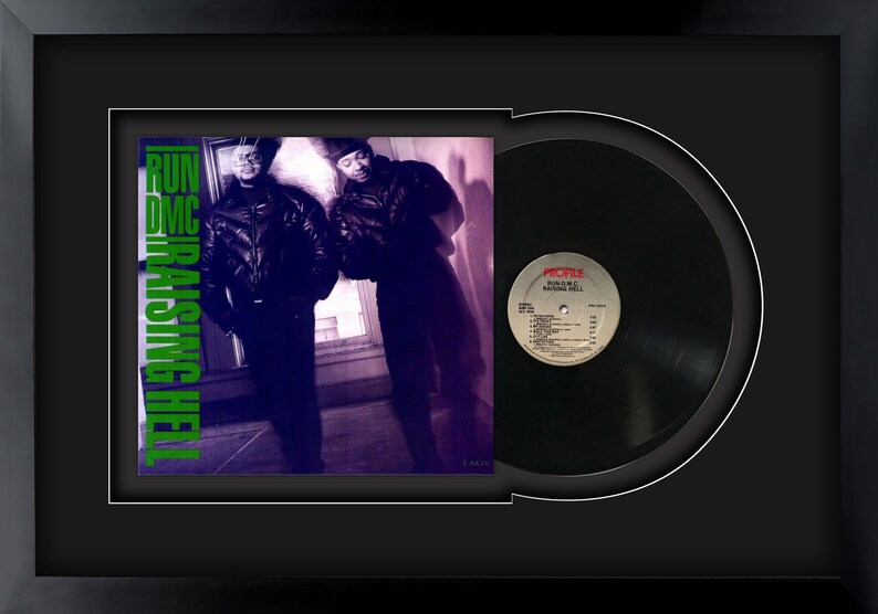 RunDMC Raising Hell Album Vinyl LP Record Framed and Ready Etsy