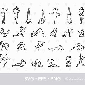 Yoga svg, Meditation svg, Yoga clipart, Yoga svg files for cricut, Yoga pose svg