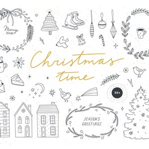 Weihnachten Clipart, Weihnachts-Doodles, Weihnachtsgrafik, Weihnachten png Weihnachten Clipart