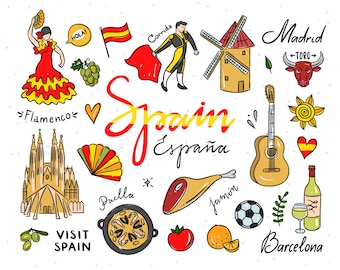 Spain clipart, Travel clipart, Spain png clipart, Espana clipart