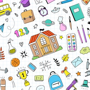 Clipart scuola, Clipart insegnante, Clipart ritorno a scuola, Scuola png, Clipart disegnata a mano Uso commerciale immagine 3