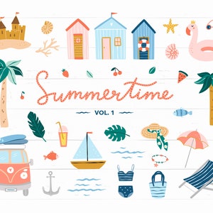 Zomer clipart, Beach clipart, Zomer png, Strand png, Reizen clipart, Summertime clipart
